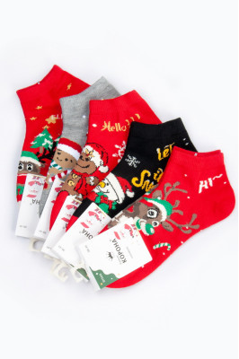 Шкарпетки жіночі новорічні кашемір